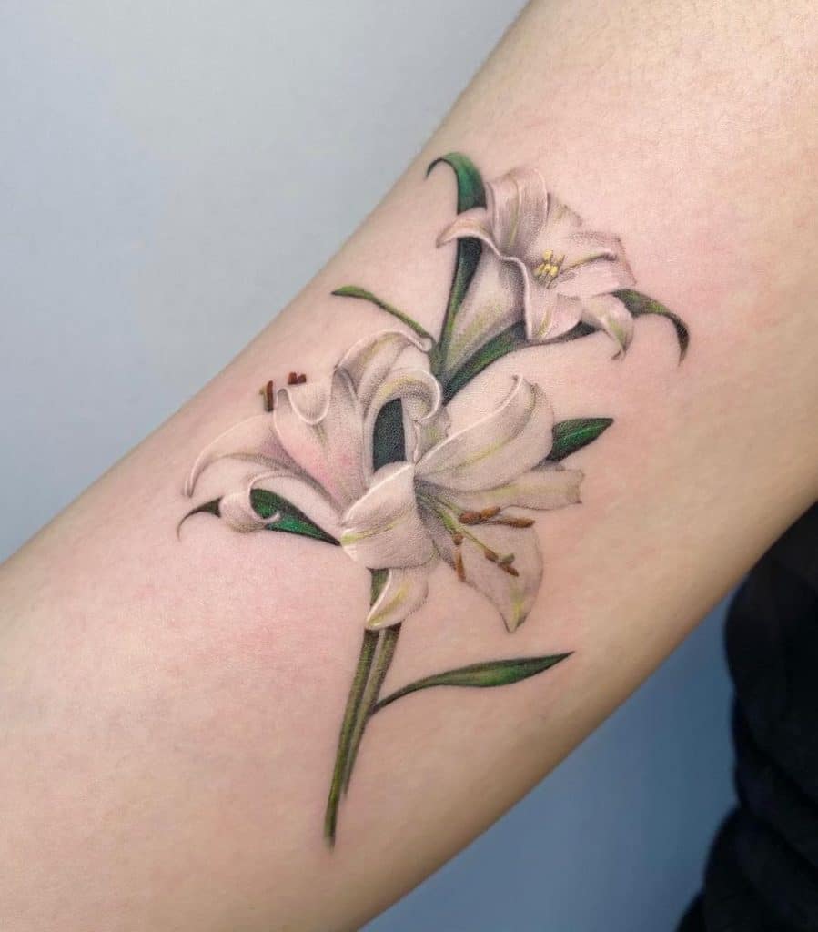 What do lily tattoos mean