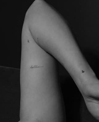 Ashley Benson Small Tattoos on the Arm