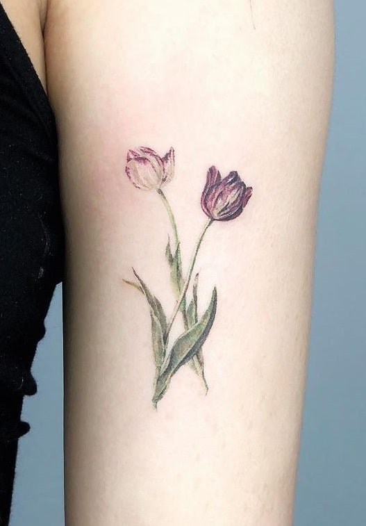 Dutch Tulip Tattoo