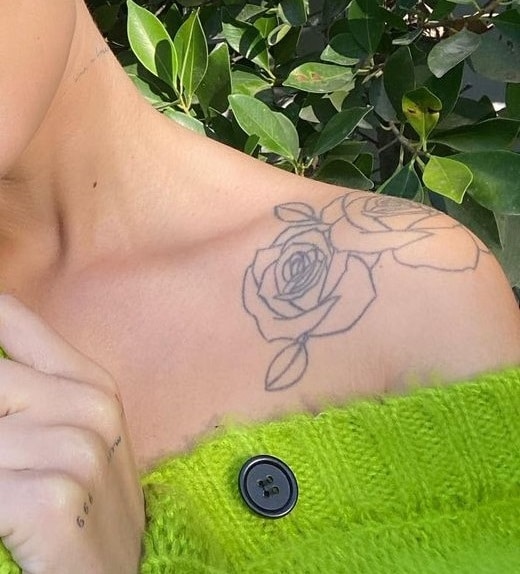 24 Celebrities With Flower Tattoos