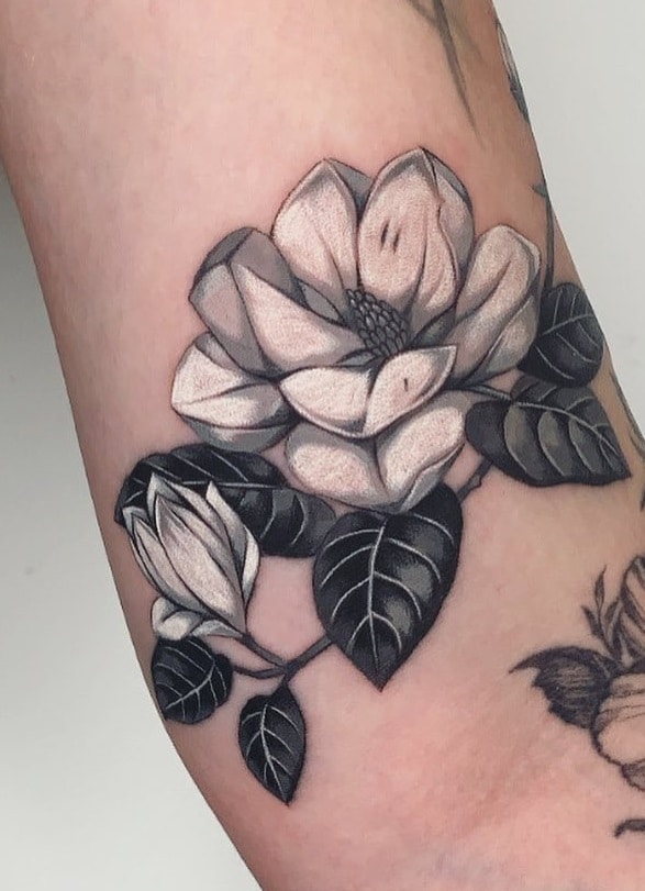 Southern Magnolia Tattoo