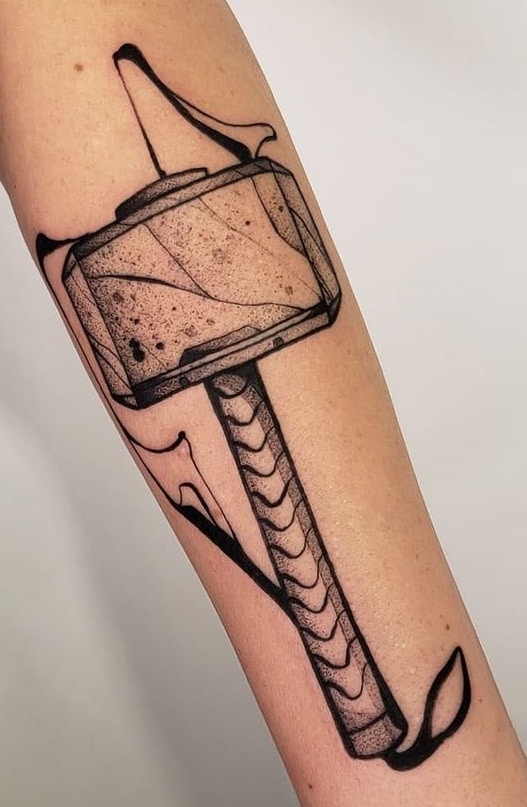 Thor's Hammer Tattoo