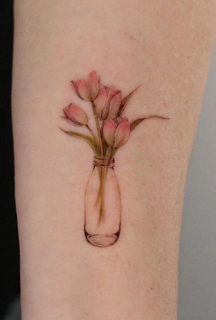 Floral Bouquet Tattoo