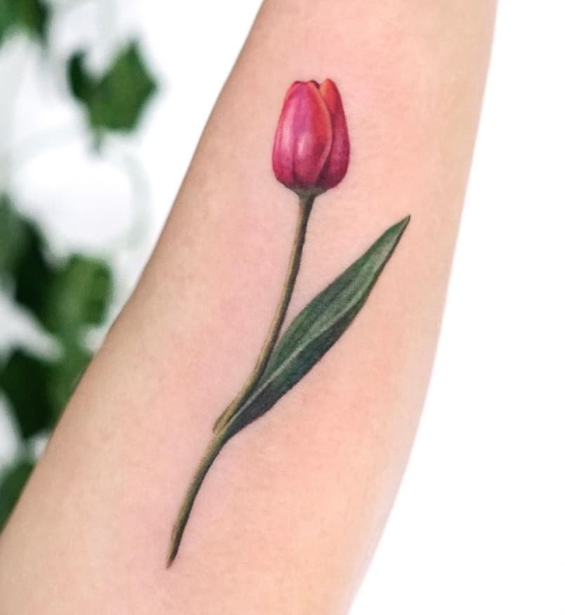 Tulip Tattoo Meaning  : Discover the Powerful Symbolism behind Tulip Tattoos