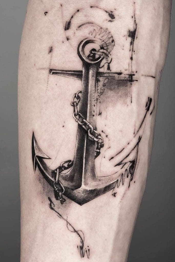 Anchor Tattoo For Fathers