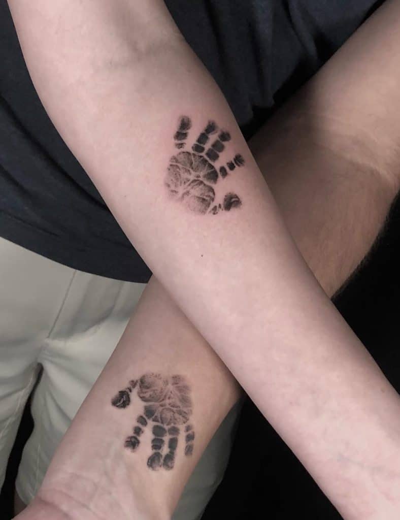 Handprint Tattoo