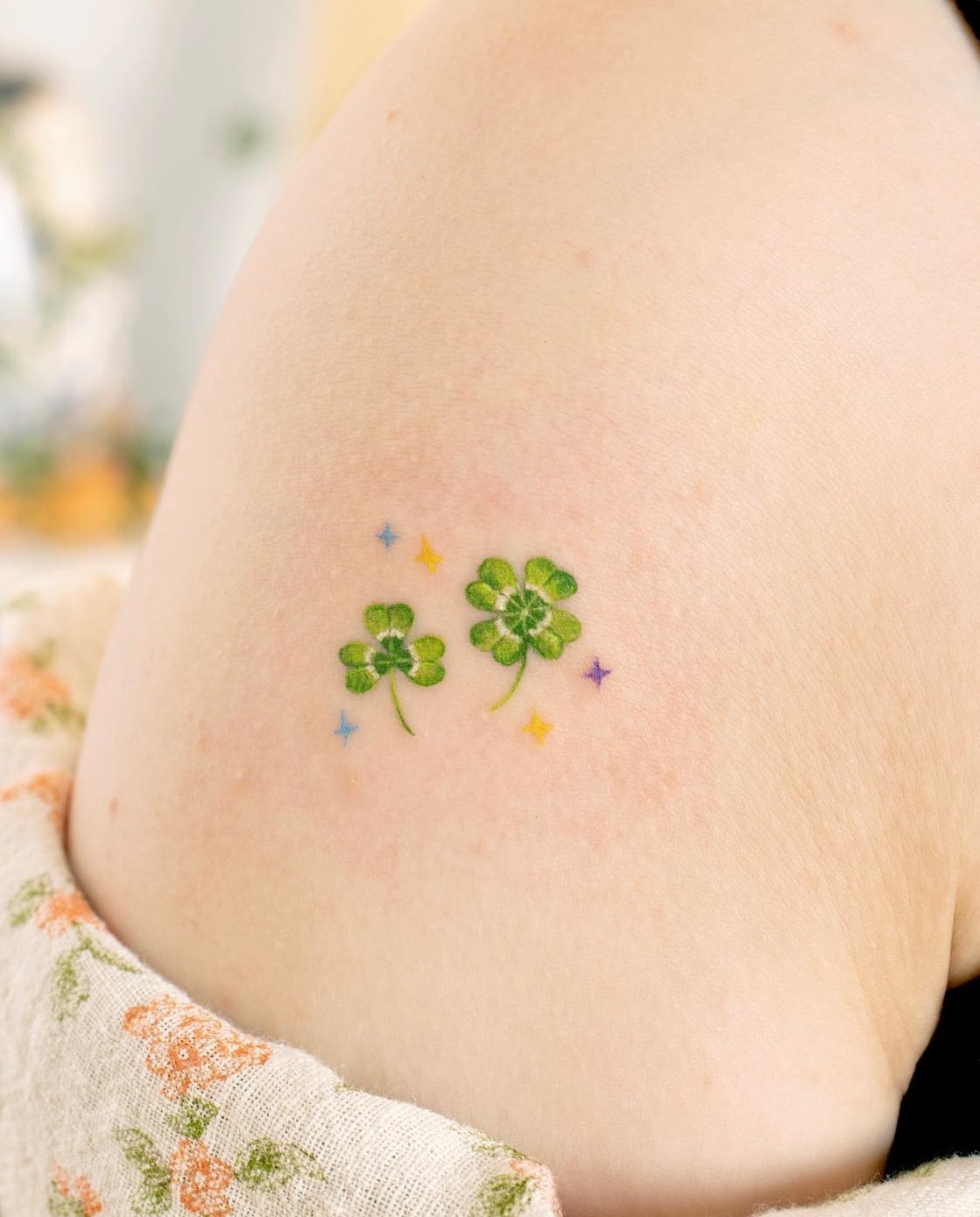What does a four leaf clover tattoo symbolize