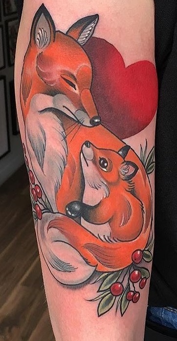 Mama Fox Tattoo