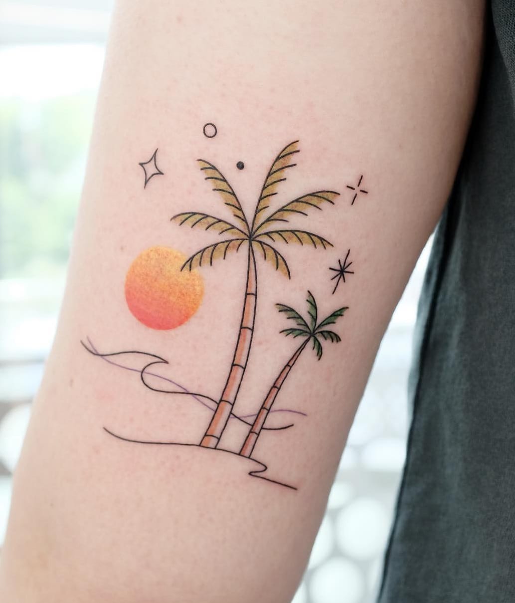 115 Palm Tree Tattoo Ideas that will add an Elegant Touch - Wild Tattoo Art
