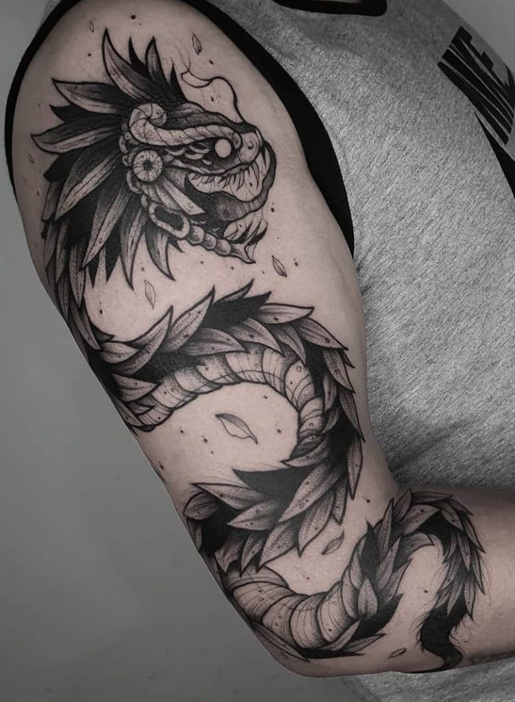 Quetzalcoatl Dragon Tattoo