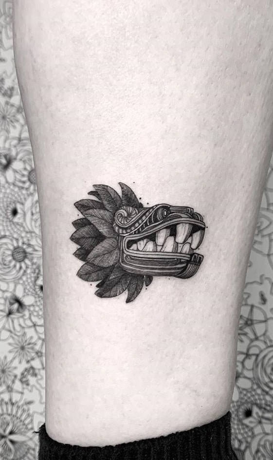 Small Quetzalcoatl Tattoo