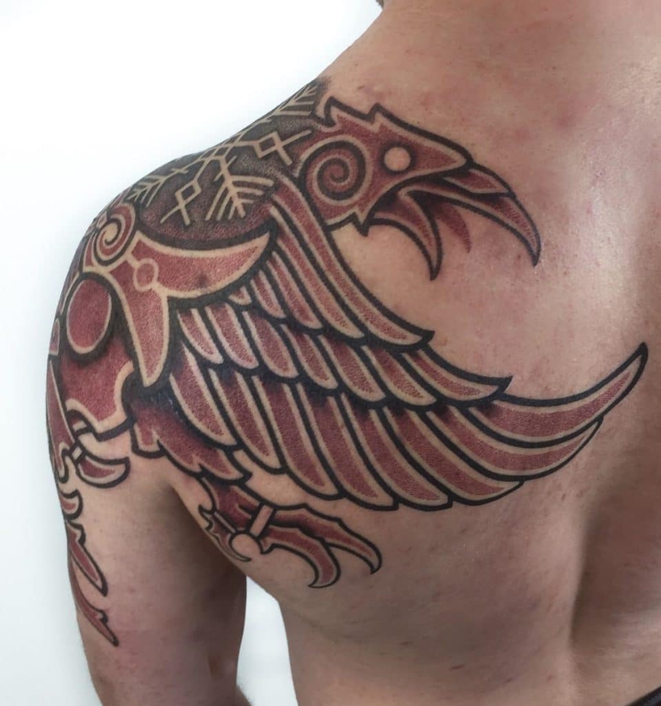 Viking Raven Tattoo