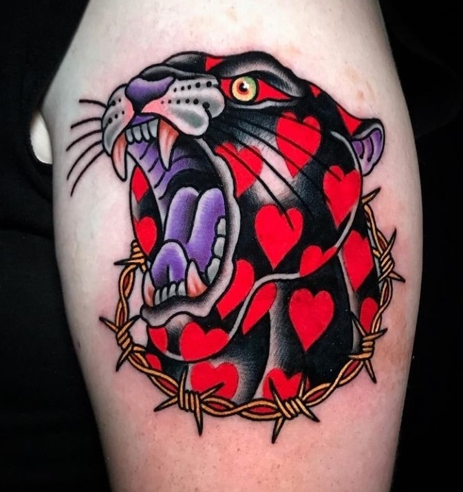 Illustrative Panther Tattoo
