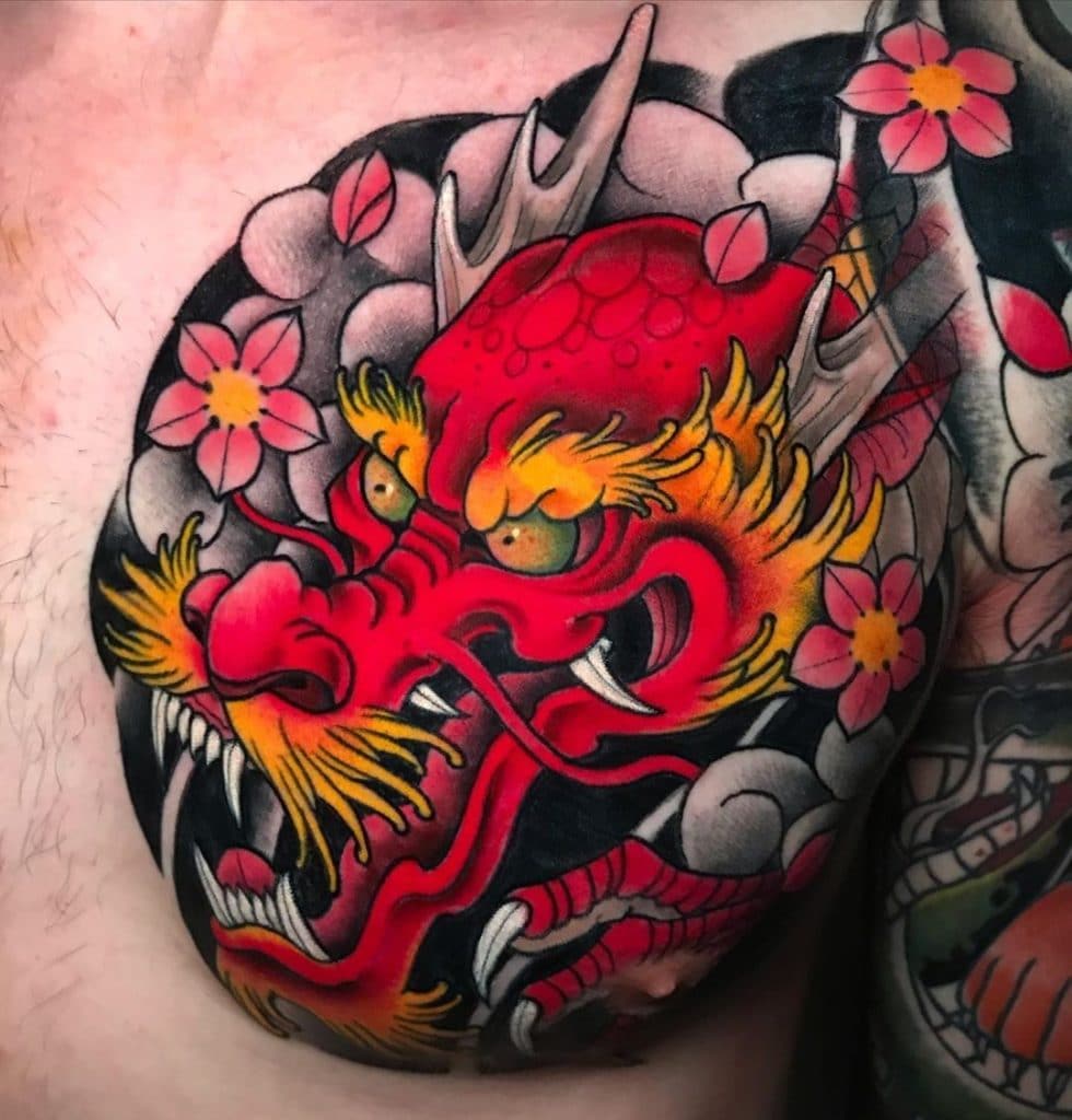 Japanese Dragon Tattoo 