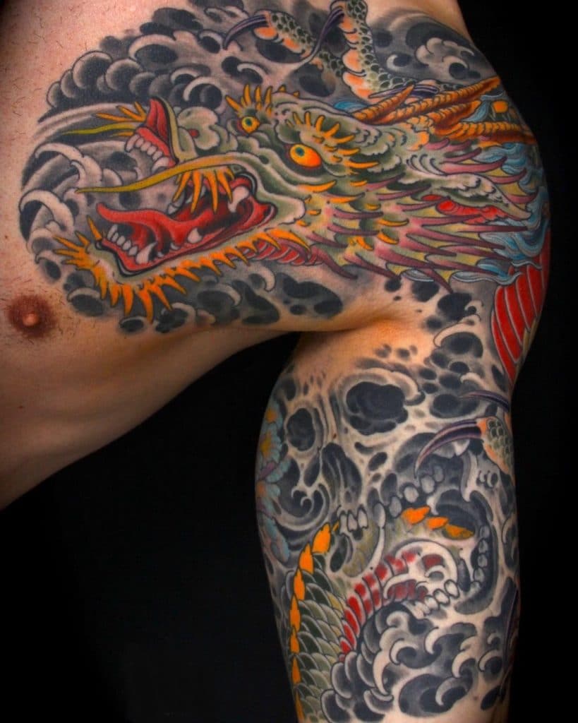 Japanese Dragon Tattoo 