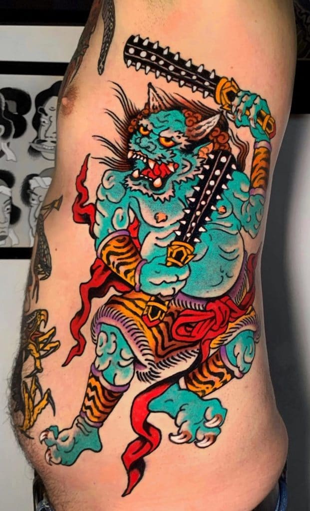 Japanese Ribs Tattoo