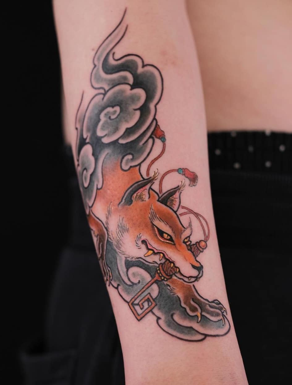 Japanese fox tattoo meaning
