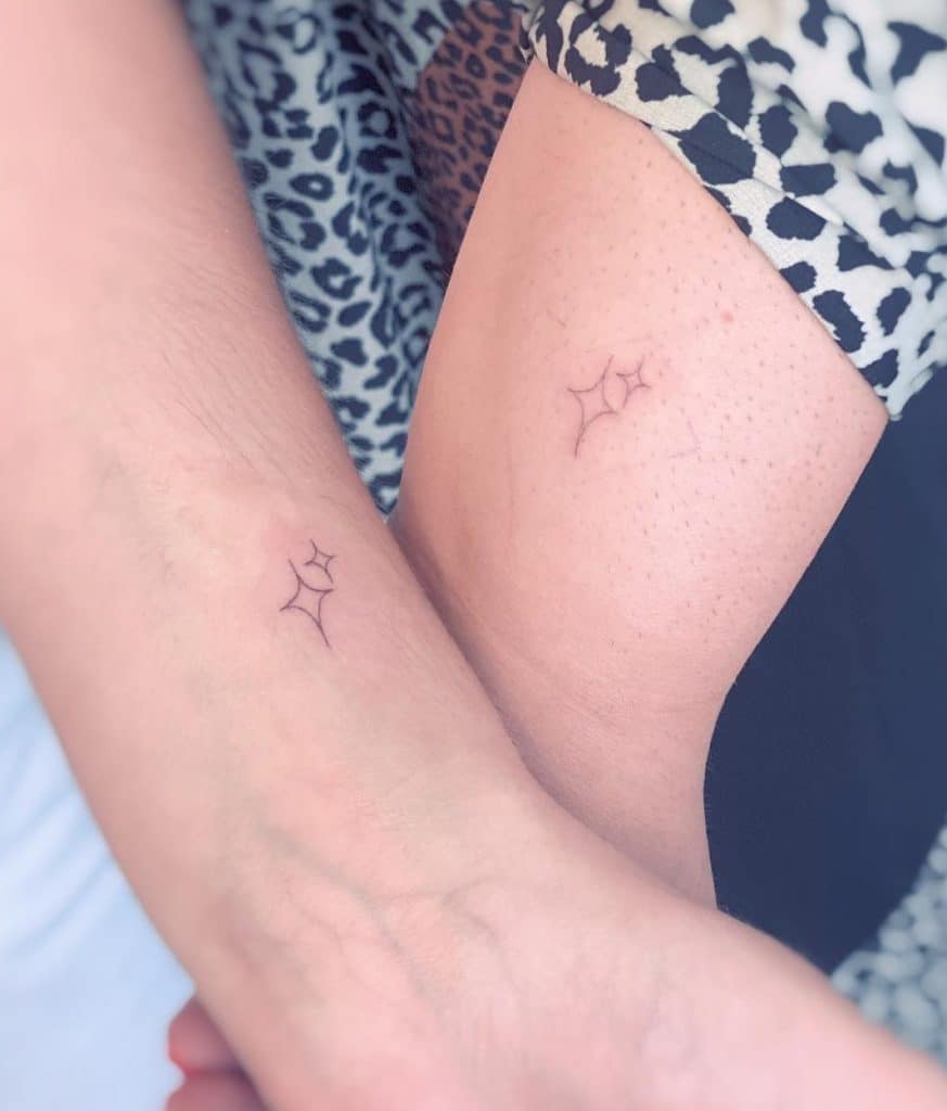 Matching Sparkle Tattoos