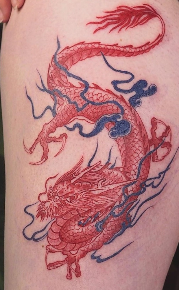 Red Dragon Tattoo 